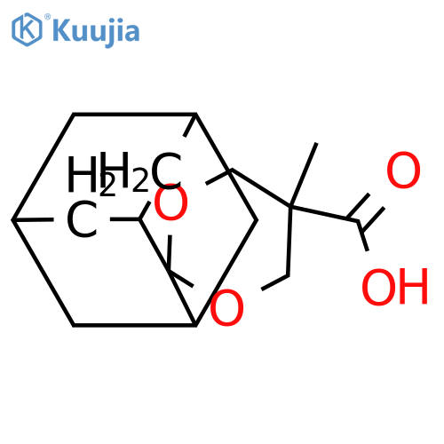 5-Methylspiro1,3-dioxane-2,2'-tricyclo3.3.1.1~3,7~decane-5-carboxylic acid structure