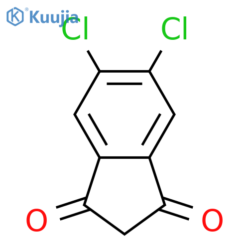 5,6-Dichloro-1H-indene-1,3(2H)-dione structure