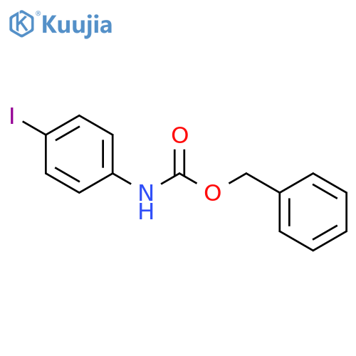 (4-iodophenyl)carbamic acid phenylmethyl ester structure