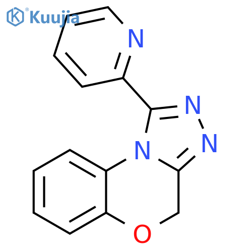 4H-[1,2,4]Triazolo[3,4-c][1,4]benzoxazine, 1-(2-pyridinyl)- structure