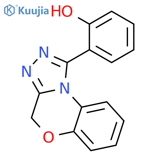 Phenol, 2-(4H-(1,2,4)triazolo(3,4-c)(1,4)benzoxazine-1-yl)- structure
