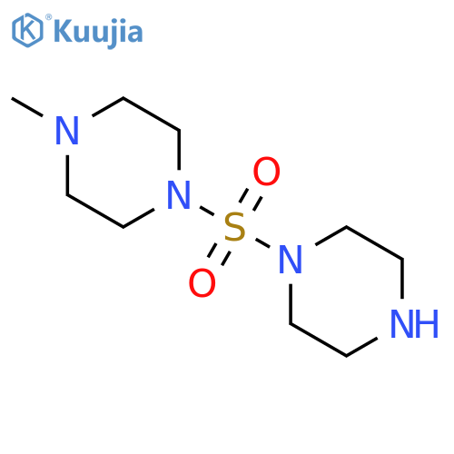 1-Methyl-4-(piperazin-1-ylsulfonyl)piperazine structure