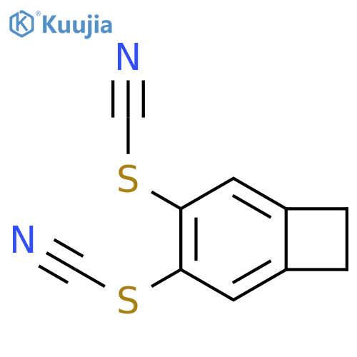 Thiocyanic acid, bicyclo[4.2.0]octa-1,3,5-triene-3,4-diyl ester structure