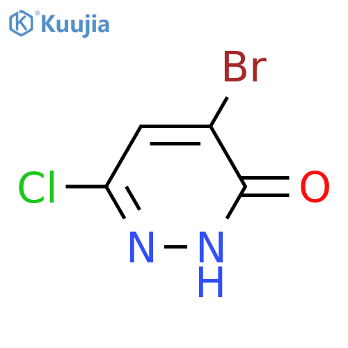 4-bromo-6-chloro-2,3-dihydropyridazin-3-one structure