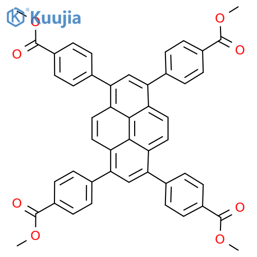 4,4',4'',4'''-(1,3,6,8-Pyrenetetrayl)tetrakis-, 1,1',1'',1'''-benzoic Acid Tetramethyl Ester structure