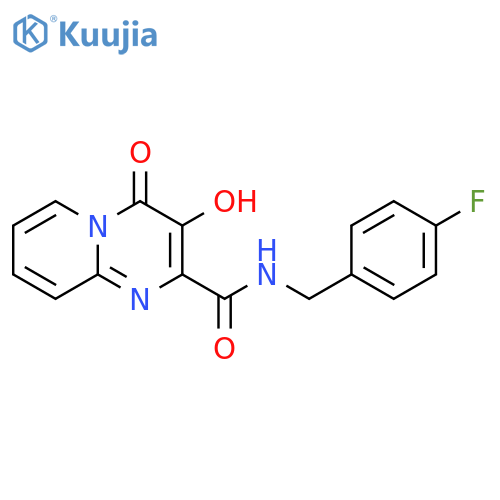 N-(4-Fluorobenzyl)-3-hydroxy-4-oxo-4H-pyrido[1,2-a]pyrimidine-2-carboxamide structure