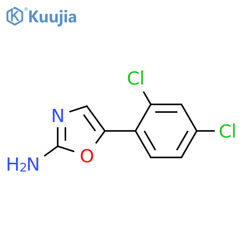 5-(2,4-dichlorophenyl)-1,3-oxazol-2-amine structure