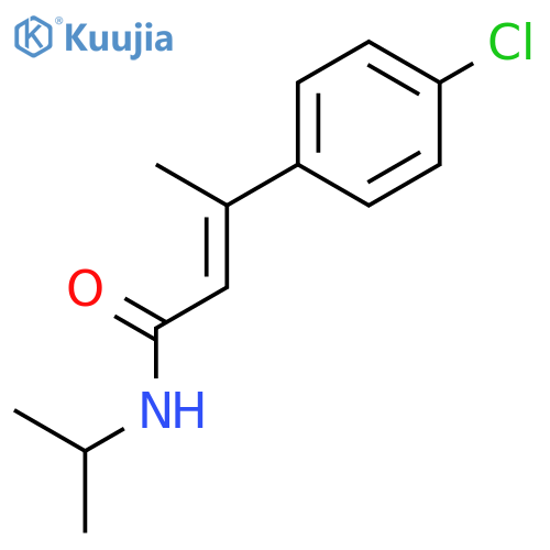 2-Butenamide, 3-(4-chlorophenyl)-N-(1-methylethyl)- structure