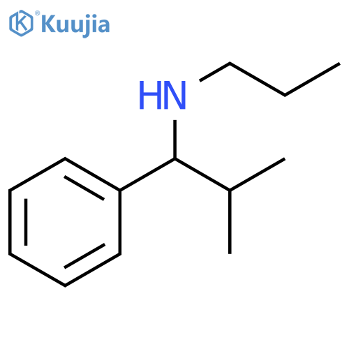 (2-methyl-1-phenylpropyl)(propyl)amine structure