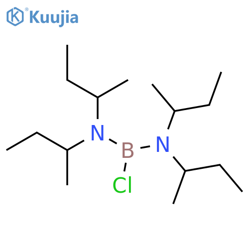 Boranediamine, 1-chloro-N,N,N',N'-tetrakis(1-methylpropyl)- structure