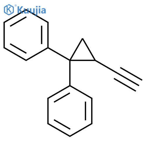 (2-ethynyl-1-phenylcyclopropyl)benzene structure