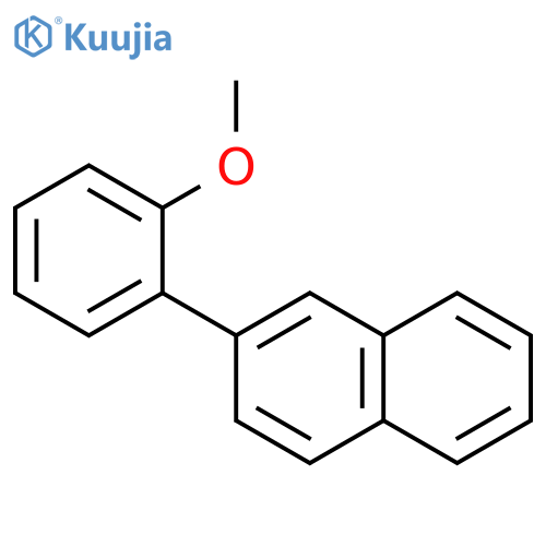 Naphthalene, 2-(2-methoxyphenyl)- structure