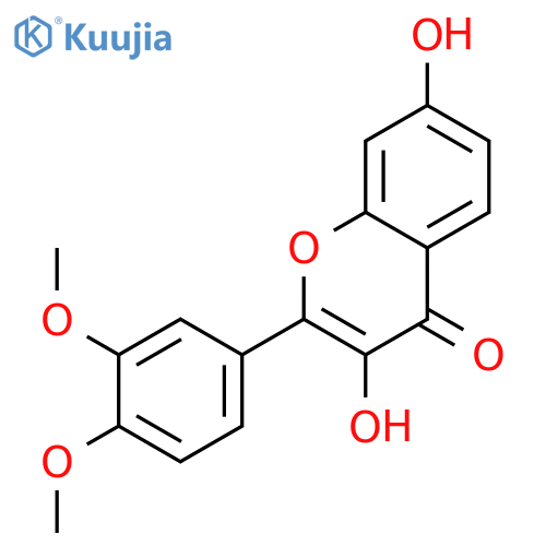3,7-DIHYDROXY-3',4'-DIMETHOXYFLAVONE structure