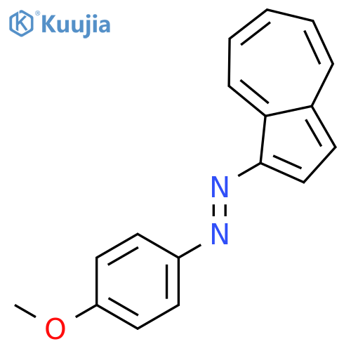 Diazene, 1-azulenyl(4-methoxyphenyl)- structure