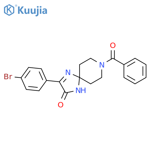 8-benzoyl-3-(4-bromophenyl)-1,4,8-triazaspiro4.5dec-3-en-2-one structure