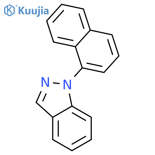 1H-Indazole,1-(1-naphthalenyl)- structure