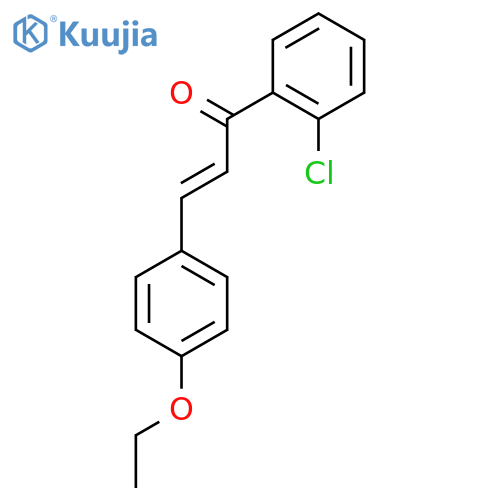 (2E)-1-(2-Chlorophenyl)-3-(4-ethoxyphenyl)prop-2-en-1-one structure