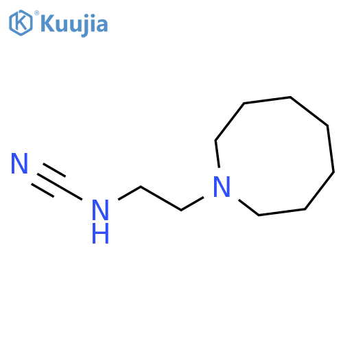 Cyanamide, [2-(hexahydro-1(2H)-azocinyl)ethyl]- structure
