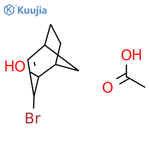 Bicyclo[3.2.1]oct-3-en-2-ol, 3-bromo-, acetate structure
