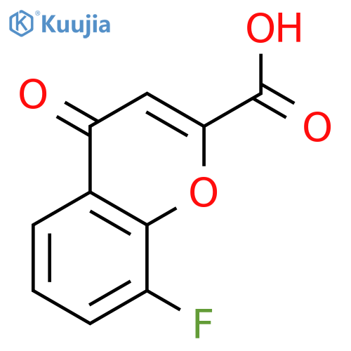 8-Fluoro-4-oxo-4H-chromene-2-carboxylic acid structure