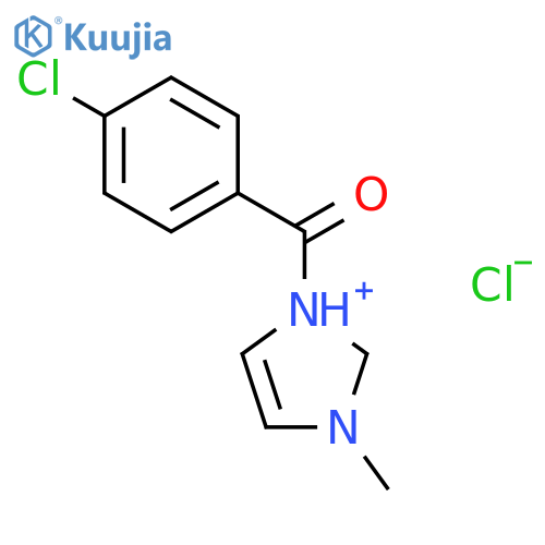 1H-Imidazolium, 1-(4-chlorobenzoyl)-3-methyl-, chloride structure
