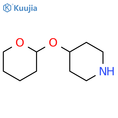 4-(oxan-2-yloxy)piperidine structure