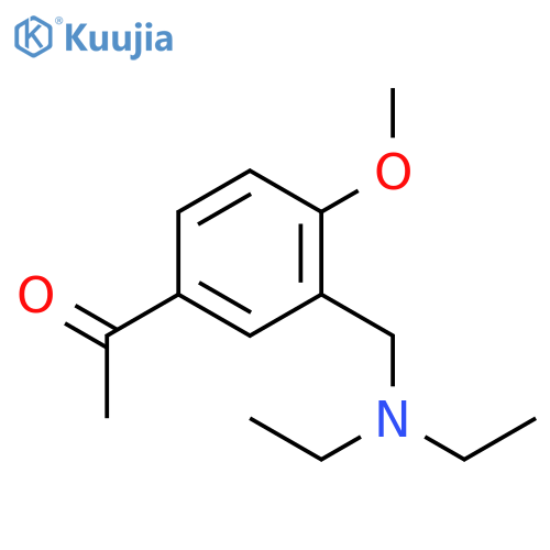 1-{3-(Diethylamino)methyl-4-methoxyphenyl}ethan-1-one structure