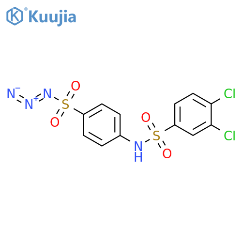 Benzenesulfonyl azide, 4-[[(3,4-dichlorophenyl)sulfonyl]amino]- structure