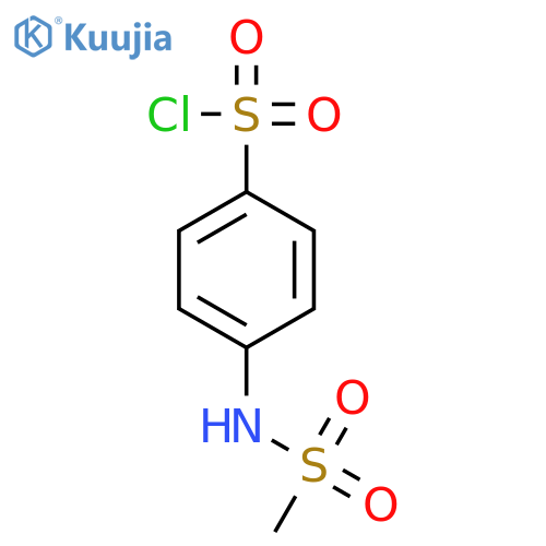 4-(Methylsulfonamido)benzene-1-sulfonyl chloride structure