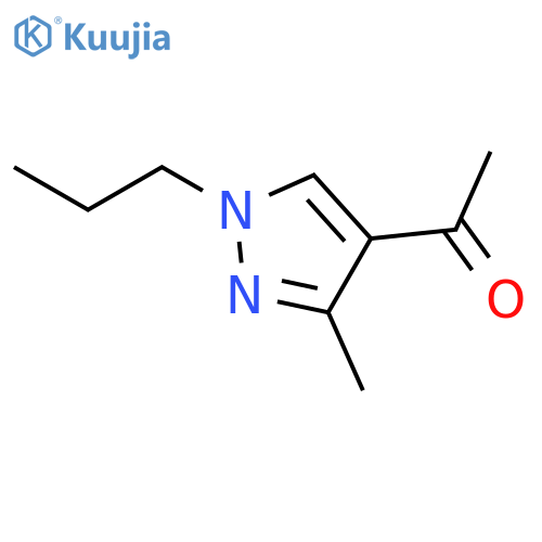 1-(3-Methyl-1-propyl-1H-pyrazol-4-yl)ethanone structure