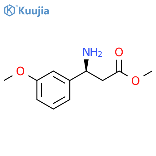 METHYL (3S)-3-AMINO-3-(3-METHOXYPHENYL)PROPANOATE structure