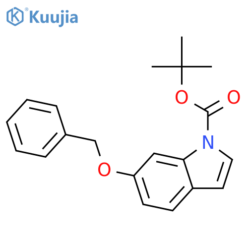 tert-Butyl 6-(benzyloxy)-1H-indole-1-carboxylate structure