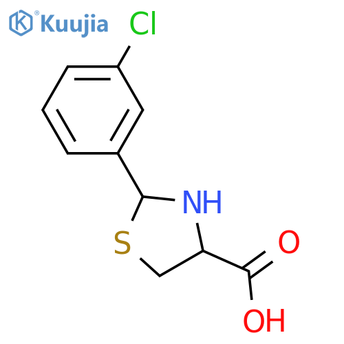 (R)-2-(3-CHLORO-PHENYL)-THIAZOLIDINE-4-CARBOXYLIC ACID structure