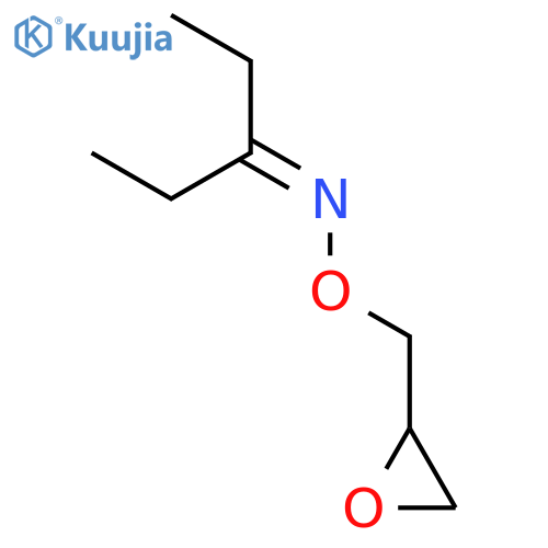 3-Pentanone, O-(oxiranylmethyl)oxime structure