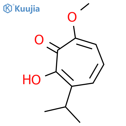 2,7-Dihydroxy-3-isopropyl-2,4,6-cycloheptatrien-1-one; 7-Me ether structure