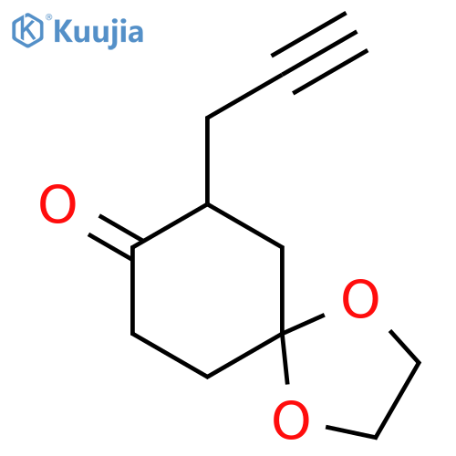 1,4-Dioxaspiro[4.5]decan-8-one, 7-(2-propynyl)- structure