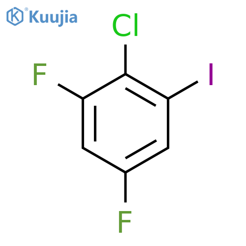 2-Chloro-1,5-difluoro-3-iodobenzene structure