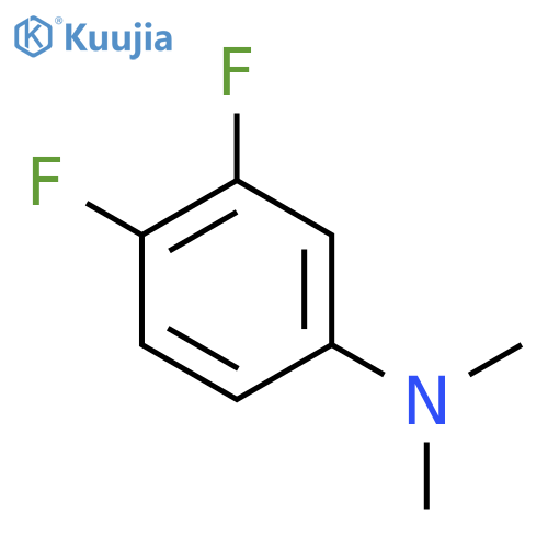 3,4-Difluoro-N,N-dimethylaniline structure