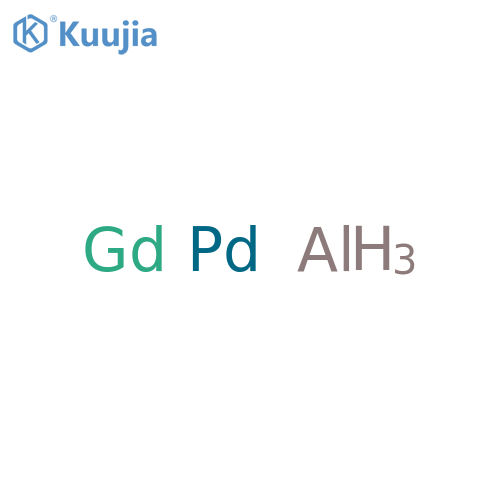 Aluminum, compd. with gadolinium and palladium (1:1:1) structure
