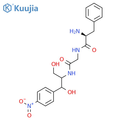 Glycinamide,L-phenylalanyl-N-[2-hydroxy-1-(hydroxymethyl)-2-(4-nitrophenyl)ethyl]-,[R-(R*,R*)]- (9CI) structure