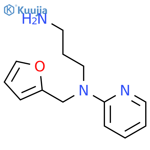 1,3-Propanediamine, N-(2-furanylmethyl)-N-2-pyridinyl- structure
