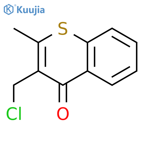 4H-1-Benzothiopyran-4-one,3-(chloromethyl)-2-methyl- structure