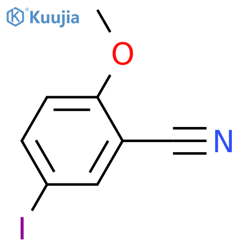 5-IODO-2-METHOXYBENZONITRILE structure