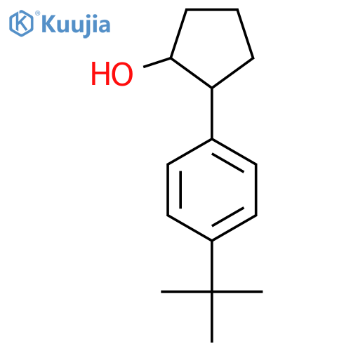 trans-2-(4-Tert-Butylphenyl)cyclopentanol structure