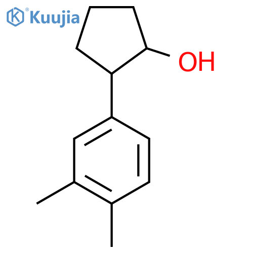 2-(3,4-Dimethylphenyl)cyclopentan-1-ol structure