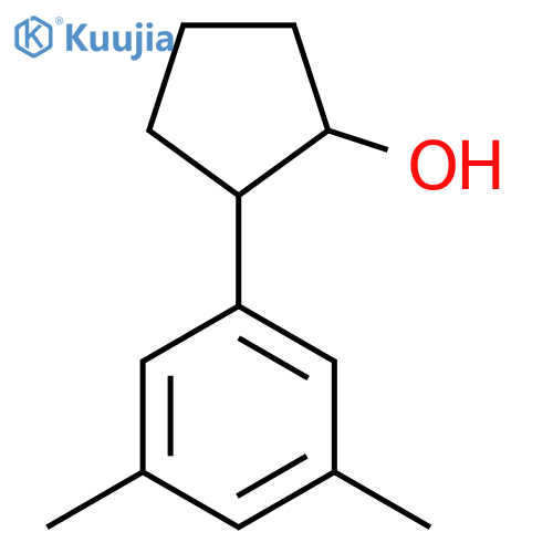 2-(3,5-Dimethylphenyl)cyclopentan-1-ol structure