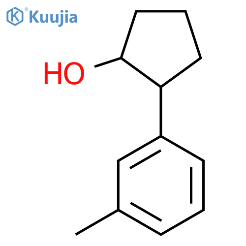 2-(3-Methylphenyl)cyclopentan-1-ol structure