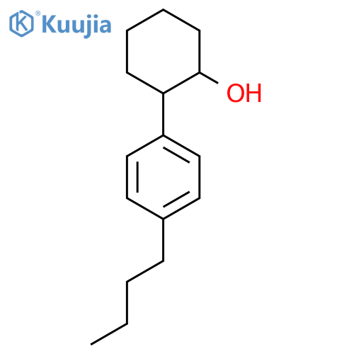 trans-2-(4-n-Butylphenyl)cyclohexanol structure