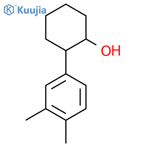 2-(3,4-Dimethylphenyl)cyclohexan-1-ol structure