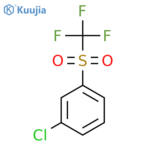 1-Chloro-3-trifluoromethanesulfonyl-benzene structure